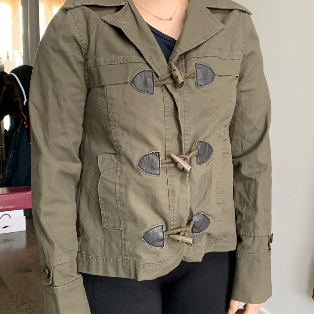 high to low jacket 100% cotton